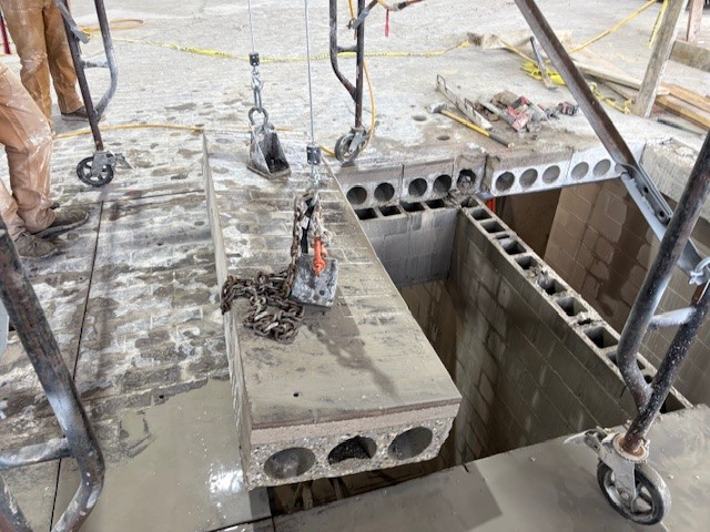 Slab removal commercial project